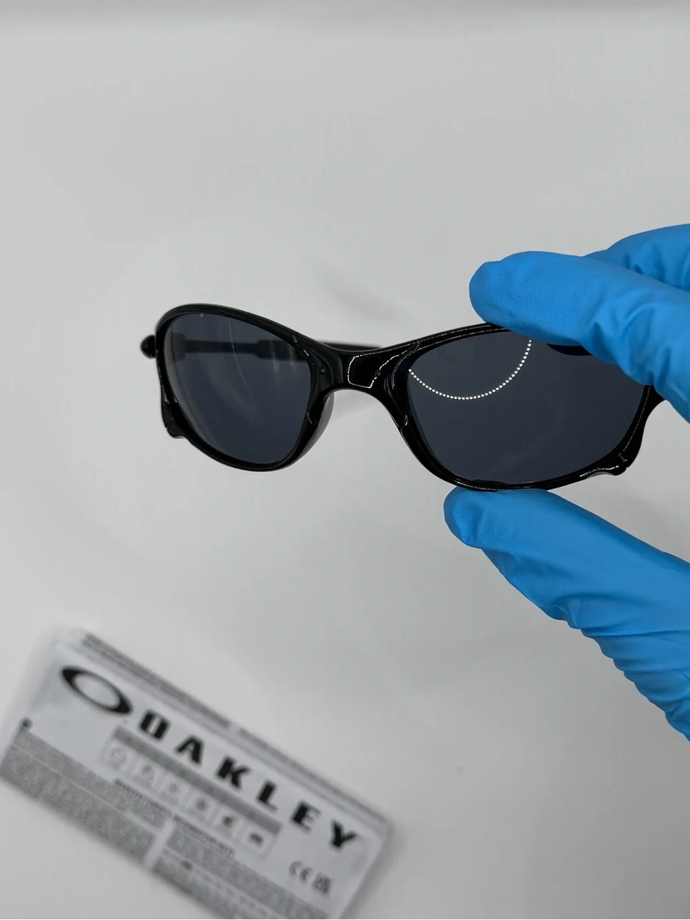 Oakley Juliet’s x metal glossy metal frame with black iridium lenses old school